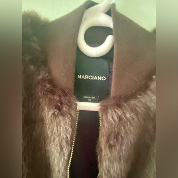 Marciano brown fur jacket!!! - Picture 3 of 4